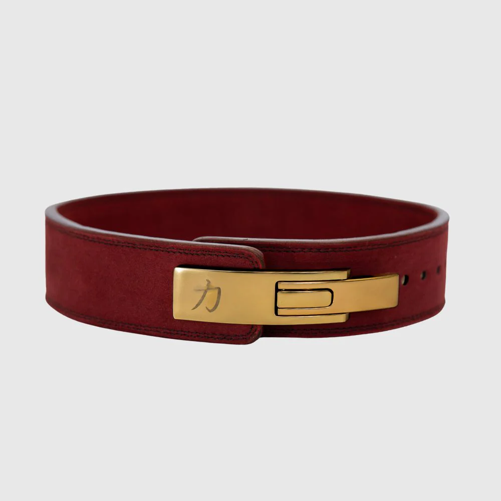 10mm Lever Belt 3" Wide - Wine Red - IPF Approved - Image 10