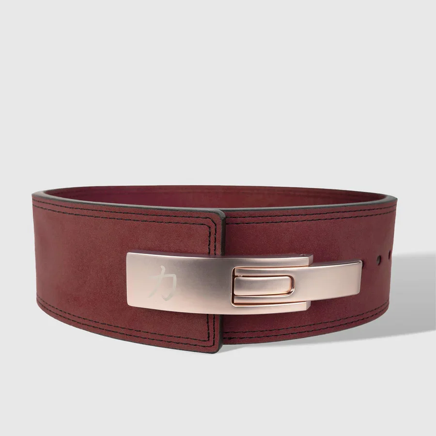 10mm Lever Belt - Wine Red - IPF Approved - Image 10