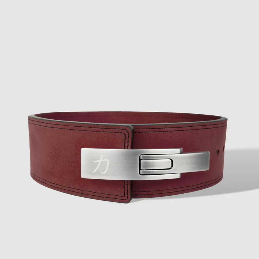10mm Lever Belt - Wine Red - IPF Approved - Image 4