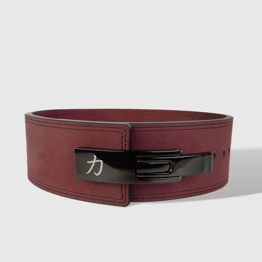 10mm Lever Belt - Wine Red - IPF Approved - Image 6
