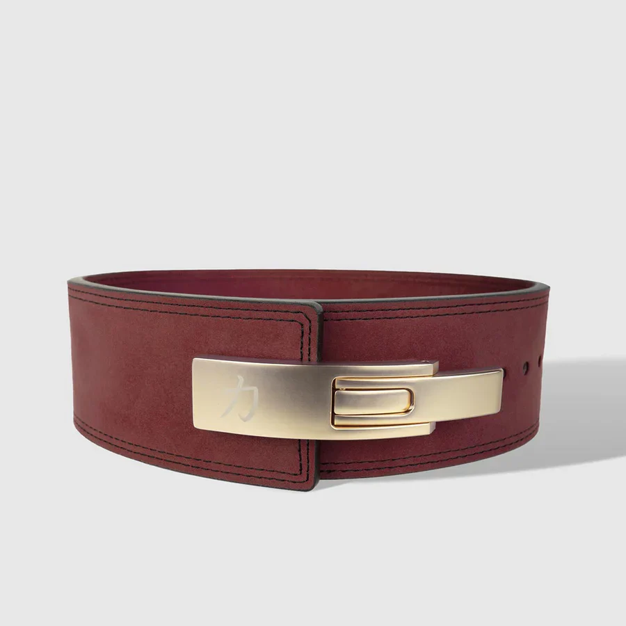 10mm Lever Belt - Wine Red - IPF Approved - Image 8