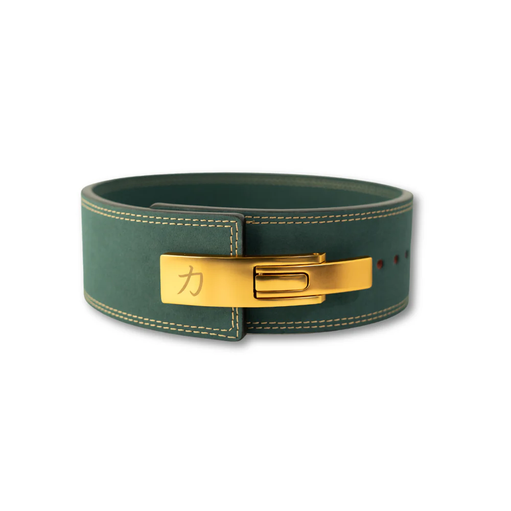 Strength Stack - Vintage Green - 10mm Lever Belt, 7mm Inferno Knee Sleeves & Zeus Wrist Wraps - Image 4