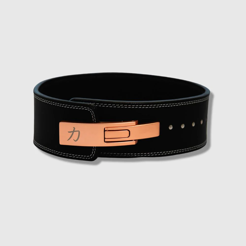 10mm Lever Belt - Embossed Logo Black - IPF Approved - Image 10