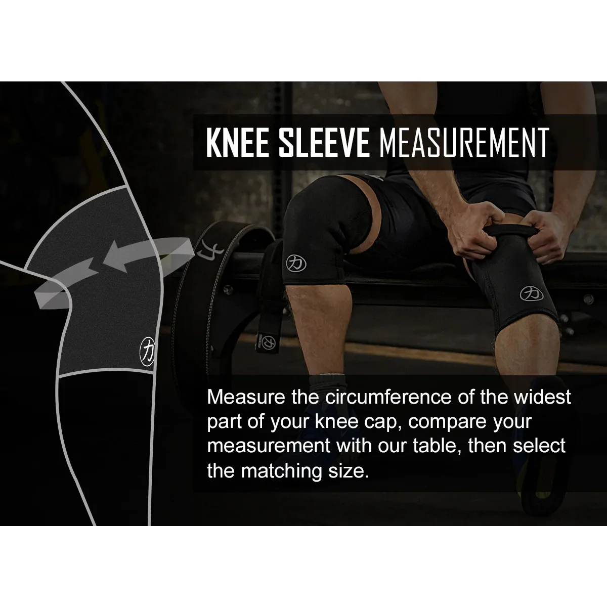7mm Inferno Neoprene Knee Sleeves - Blue-Grey - IPF Approved (Pair) - Image 9