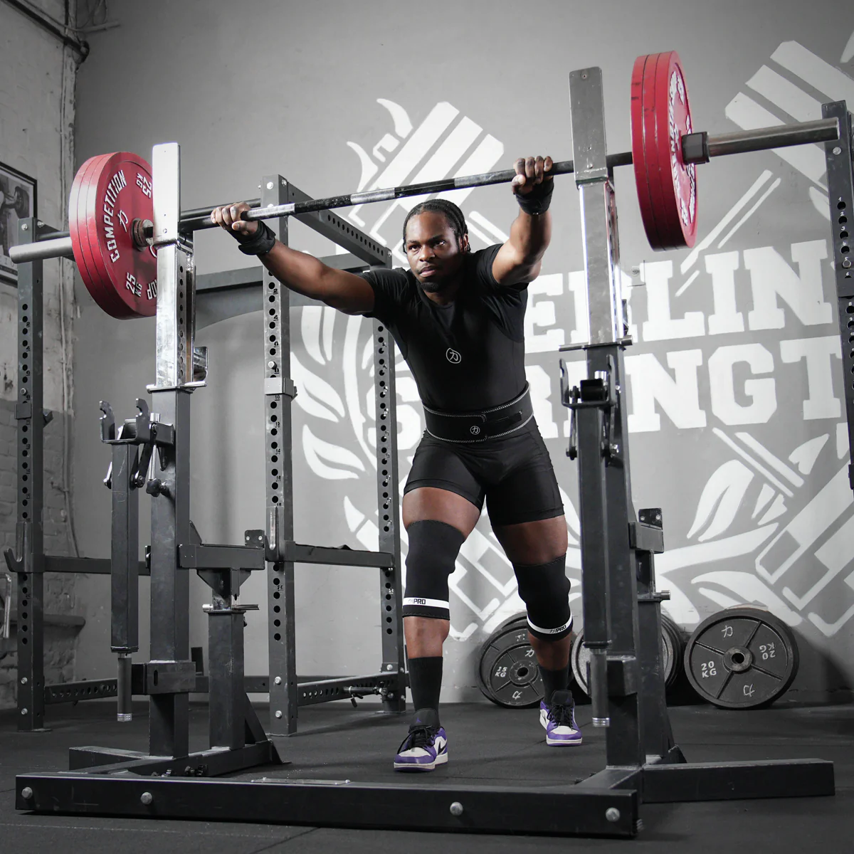 7mm Inferno PRO Knee Sleeves - Extra Stiff Neoprene - Black - IPF APPROVED - ONLY SIZE 2XS, 4XL & 5XL - Image 9