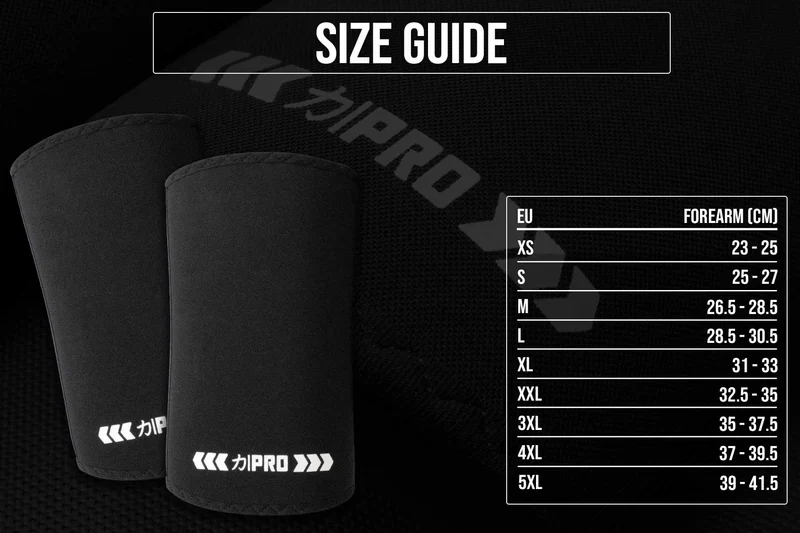 7mm Pro Elbow Sleeves Extra Stiff Neoprene - Finalrep Approved - Image 9