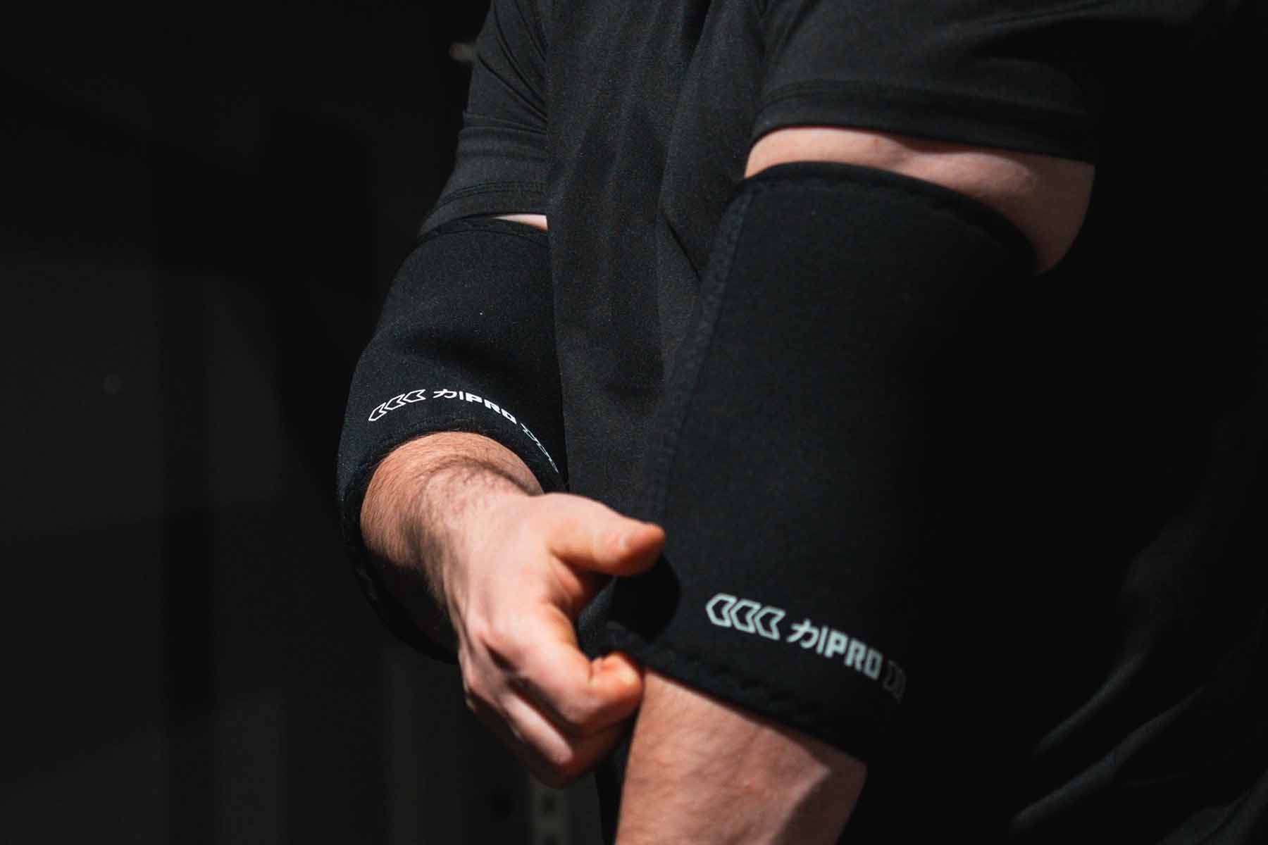 7mm Pro Lite Elbow Sleeves - Hybrid Extra Stiff/Regular Neoprene - Finalrep Approved - Image 8