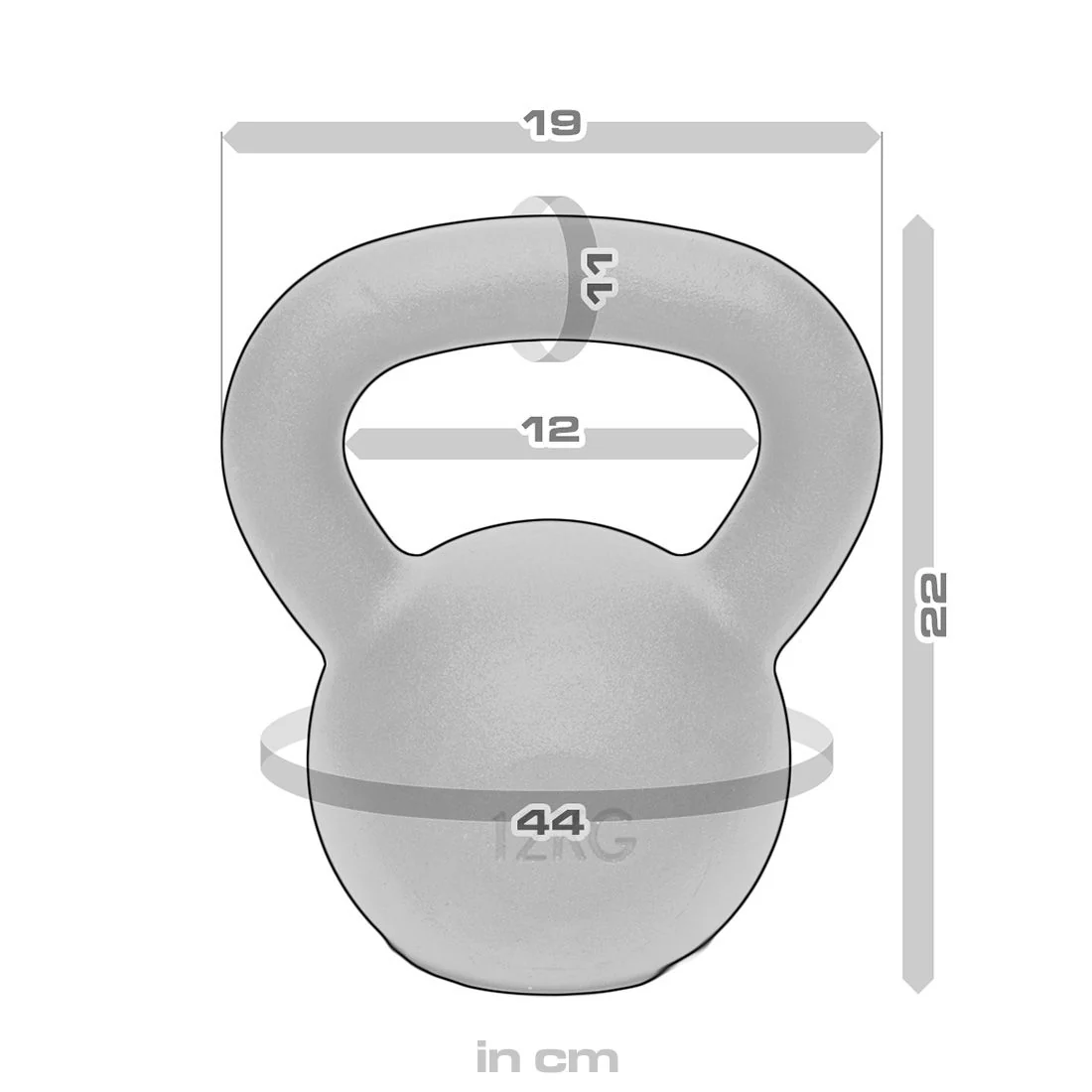 Black Powder Coated Kettlebells 4kg - 64kg - Image 29