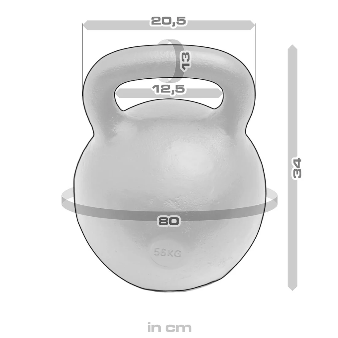 Black Powder Coated Kettlebells 4kg - 64kg - Image 83