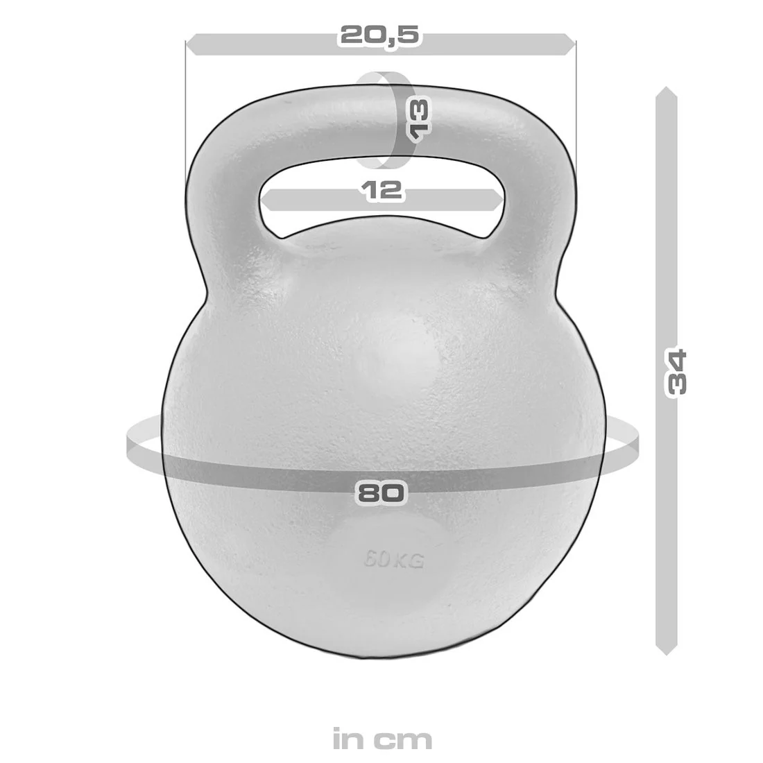 Black Powder Coated Kettlebells 4kg - 64kg - Image 85