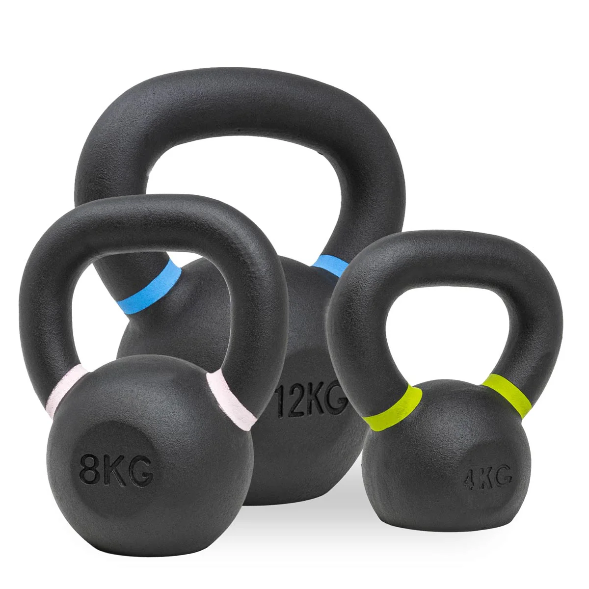 Black Powder Coated Kettlebells 4kg - 64kg - Image 89