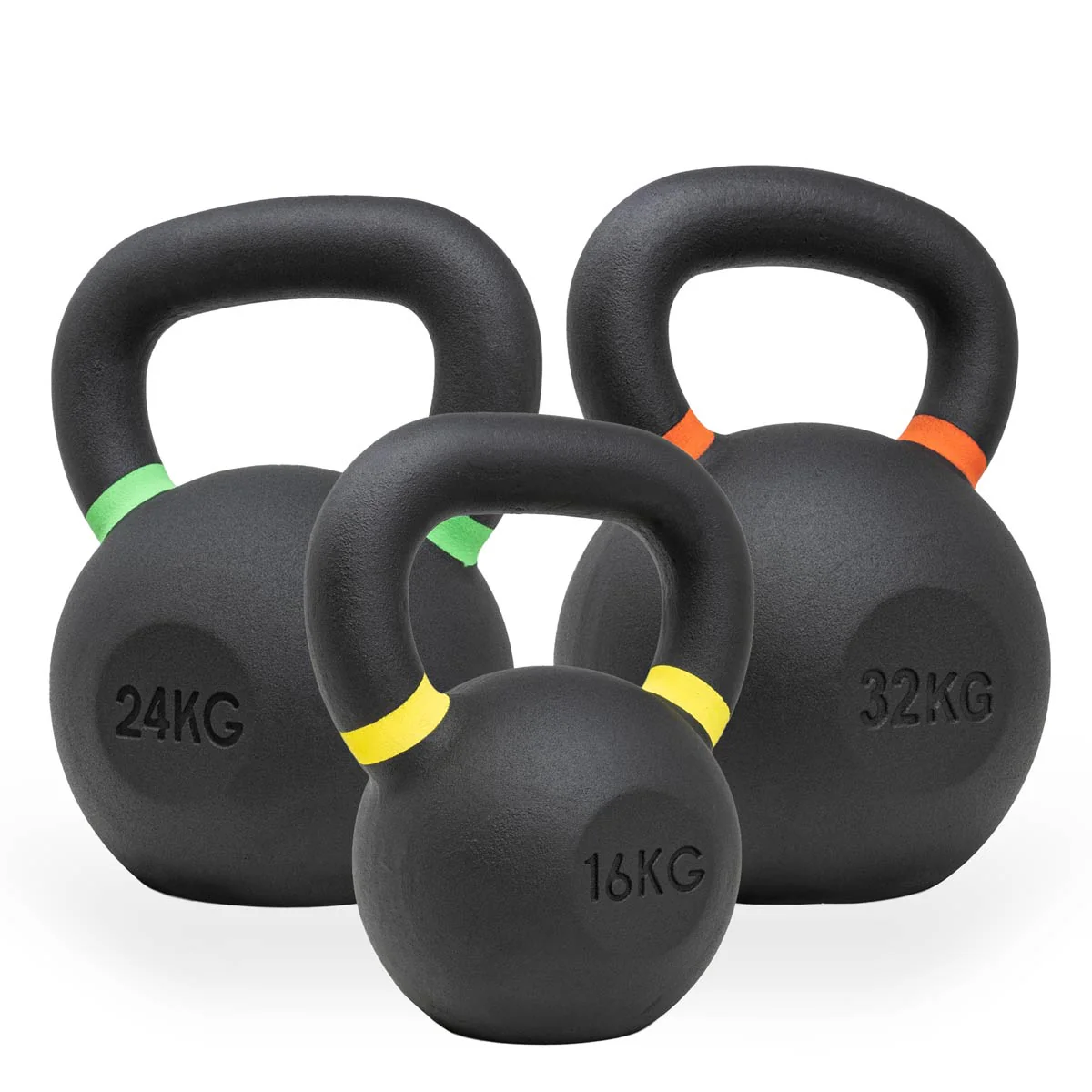 Black Powder Coated Kettlebells 4kg - 64kg - Image 91