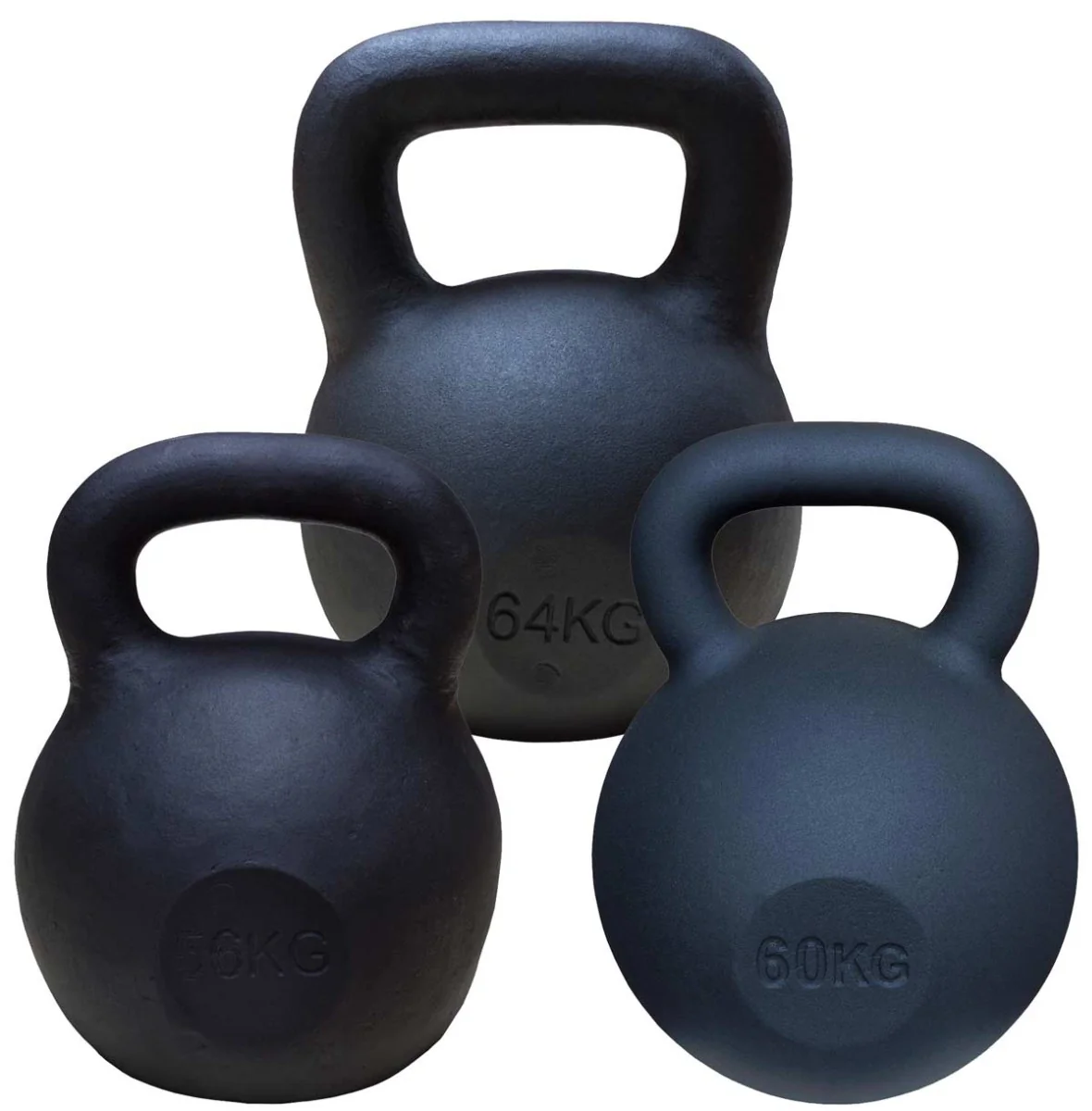 Black Powder Coated Kettlebells 4kg - 64kg - Image 92