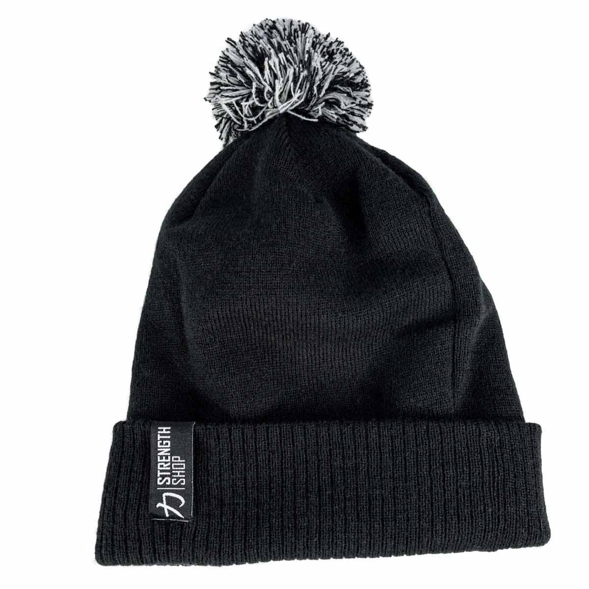 Strength Wear Bobble Hat - Black/White - Image 3