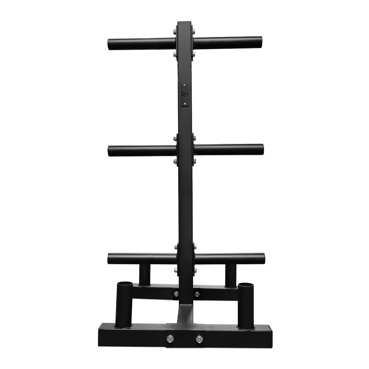 Deluxe Rubber Bumper Plate Olympic Weight Tree/Bar Holder - Image 4