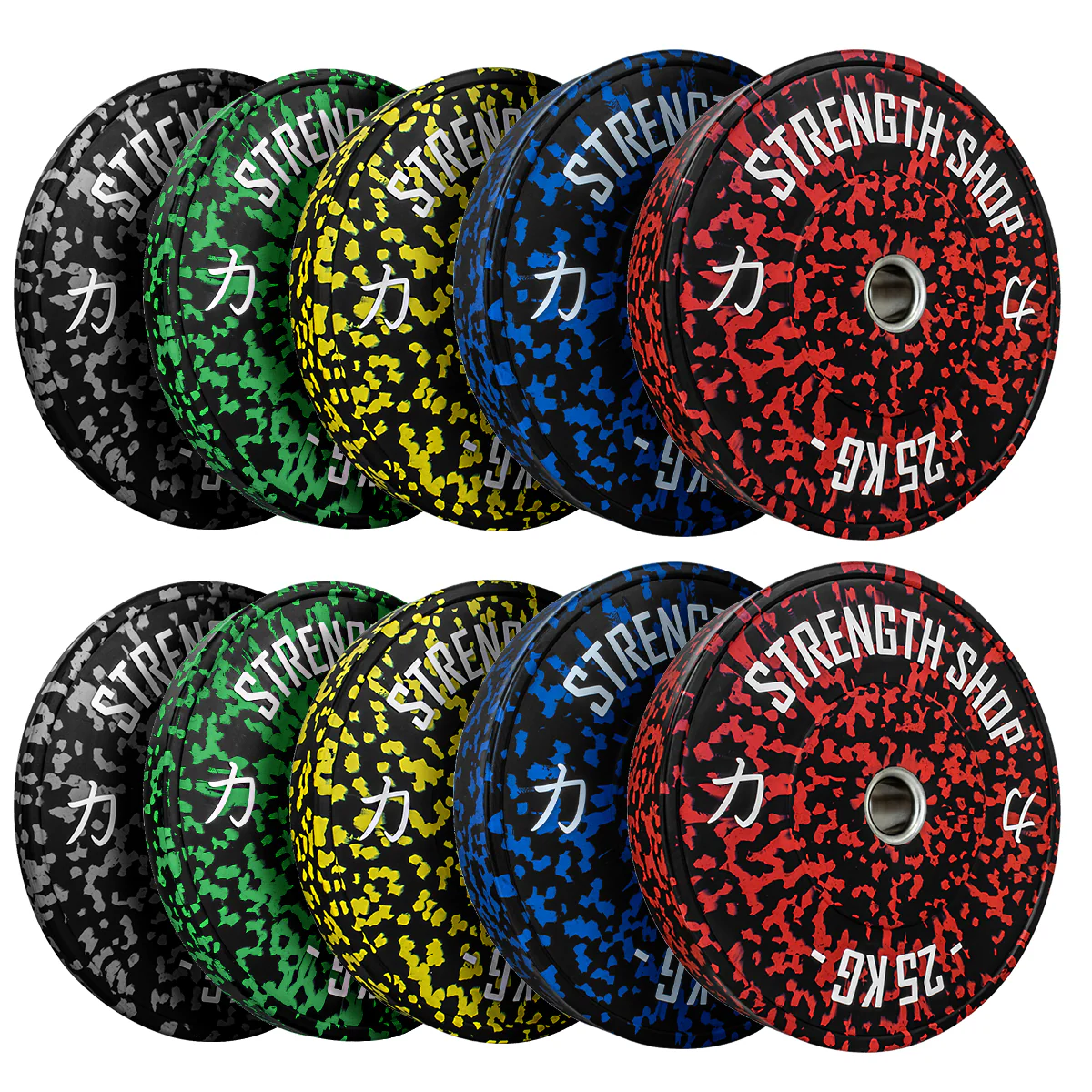 Fleck Rubber Bumper Plates – Colour Coded - Image 7