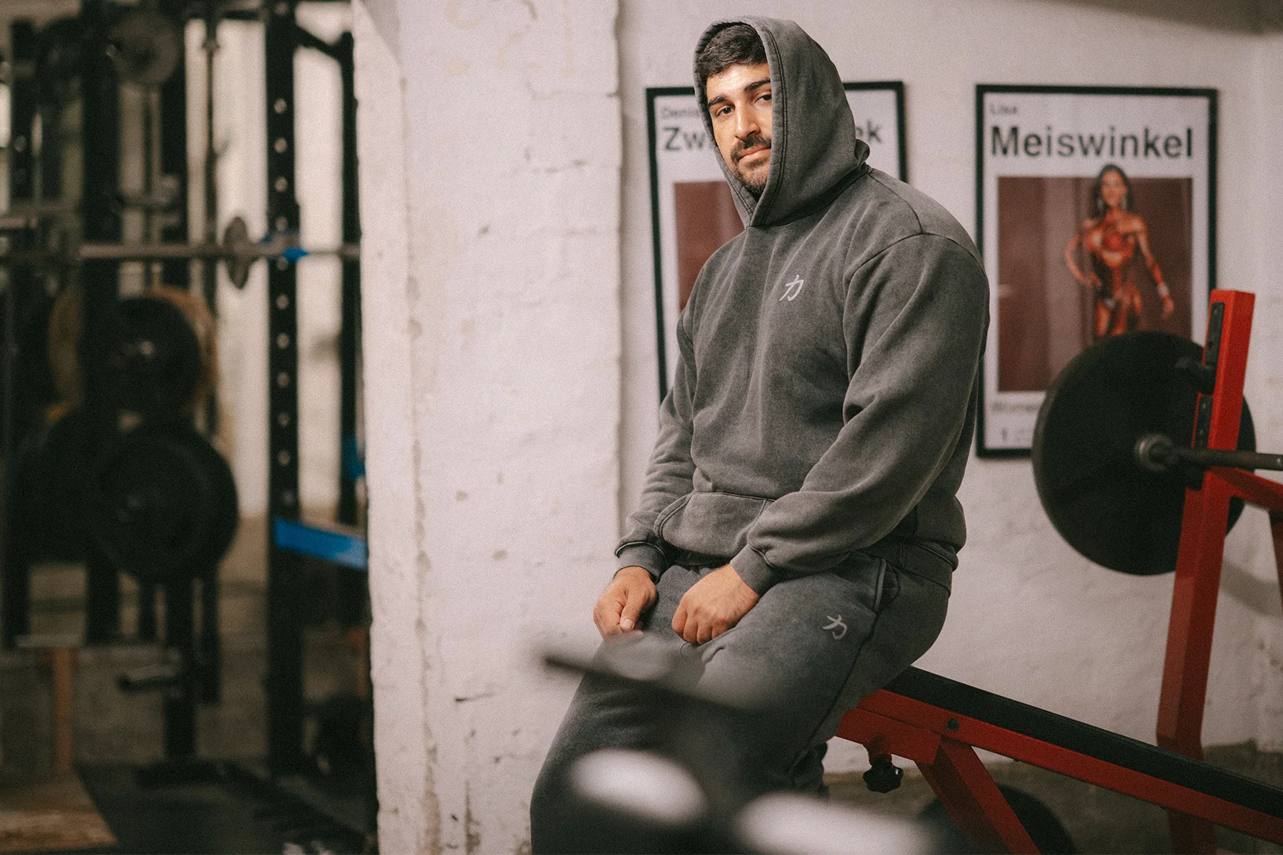 Home of Strength - Hoodie, Stone-Washed Grey - Image 11