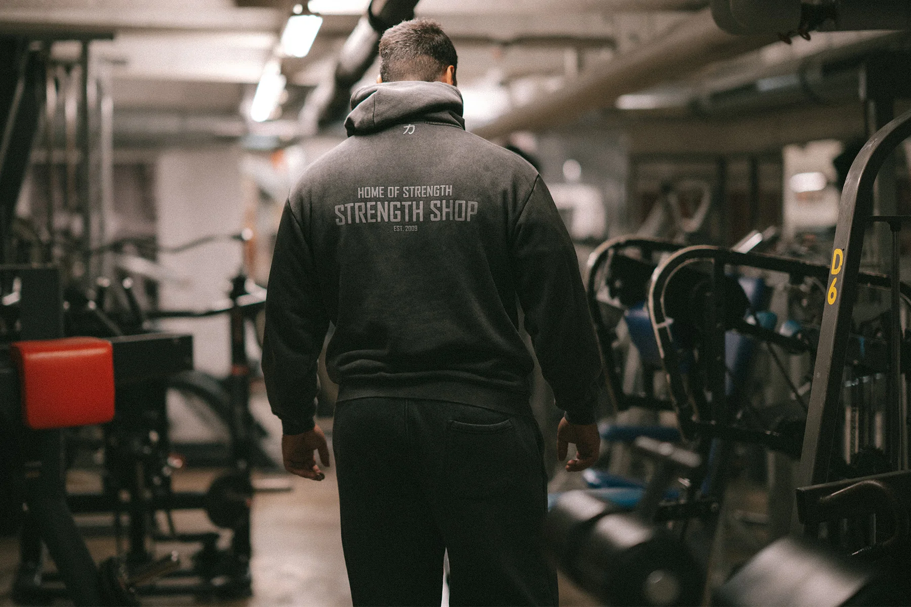 Home of Strength - Hoodie, Stone-Washed Grey - Image 9
