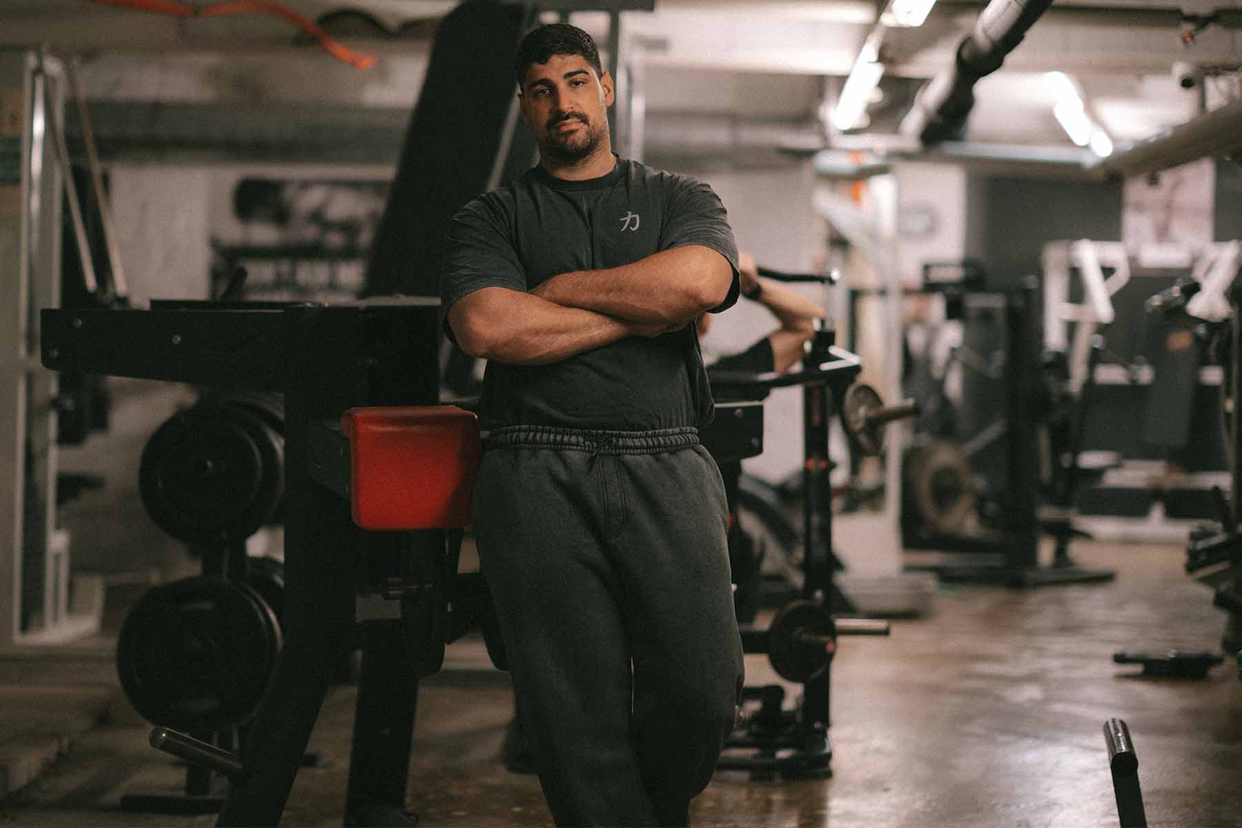 Home of Strength - Joggers, Stone-Washed Grey - Image 4