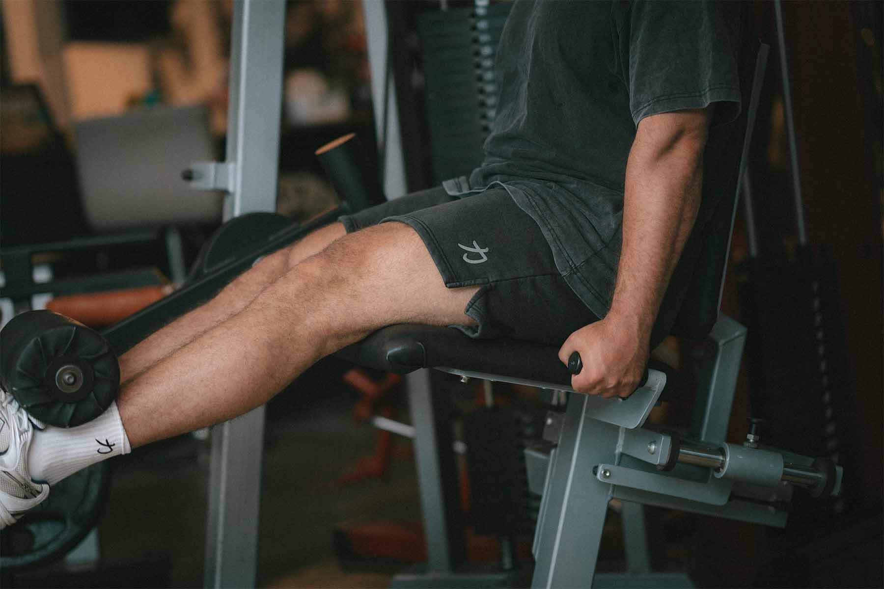 Home of Strength - Shorts, Stone-Washed Grey - Image 5
