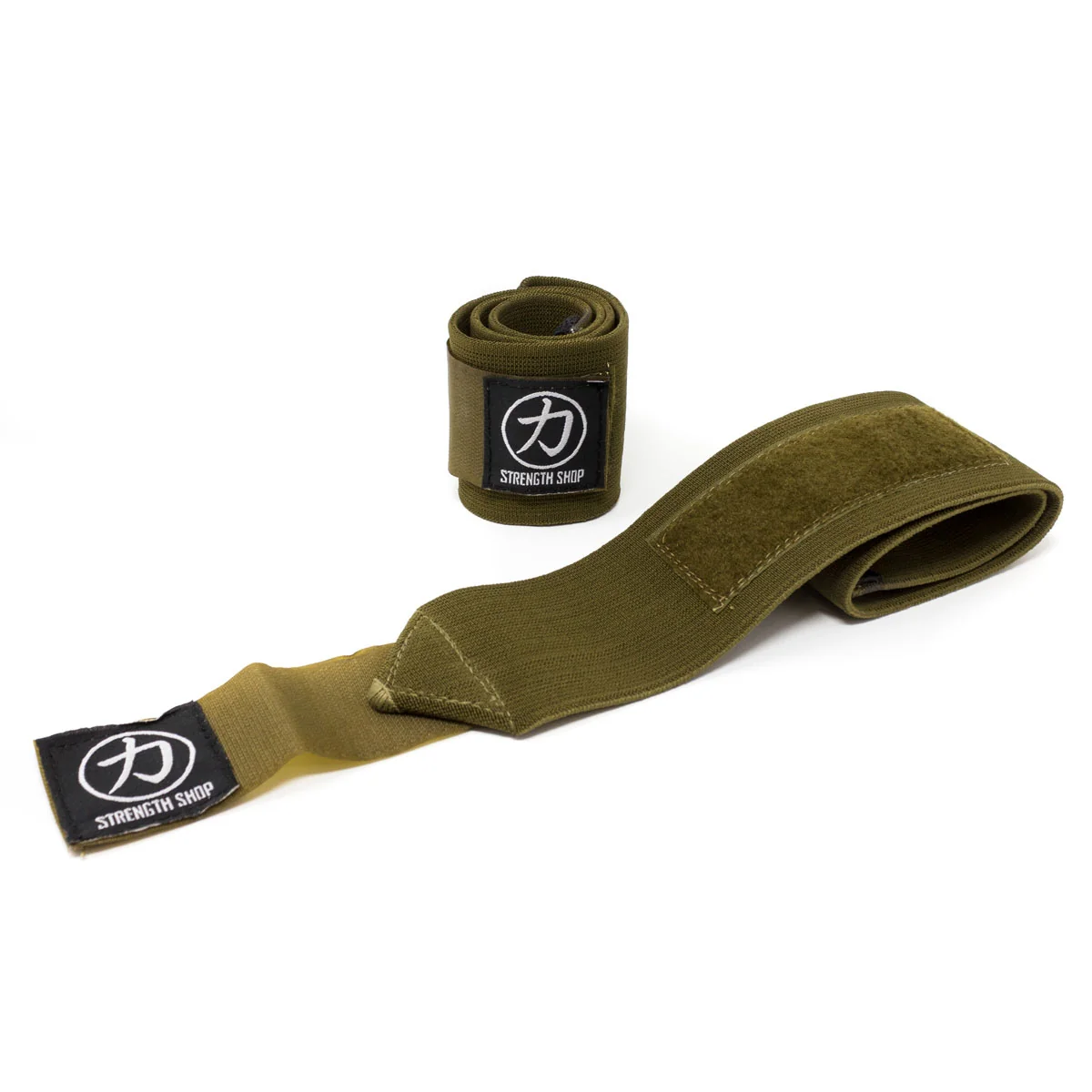 Thor Wrist Wraps - Khaki Green - IPF Approved - Image 2