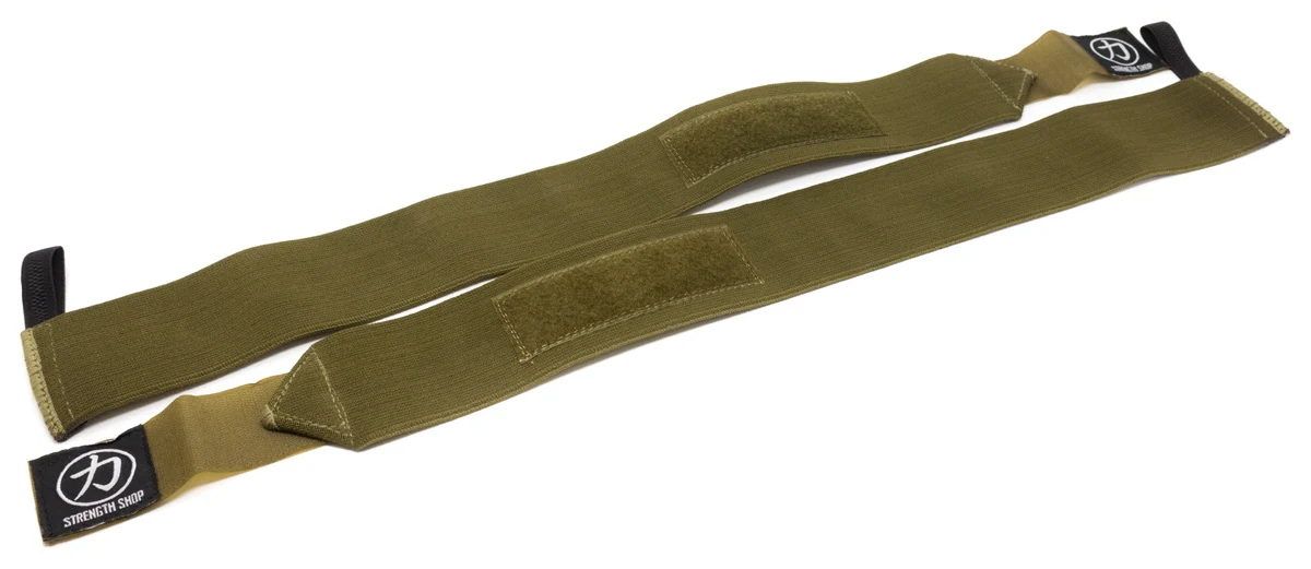 Thor Wrist Wraps - Khaki Green - IPF Approved - Image 3