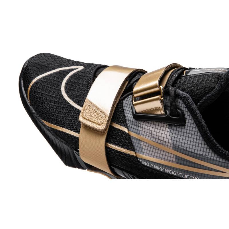 Nike Romaleos 4 - Black/Metallic Gold-White - Image 3