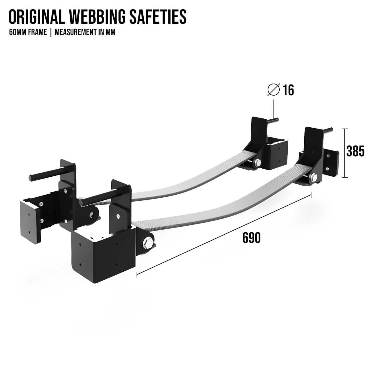 Original MRR | Webbing Safeties – 690, Pair - Image 2