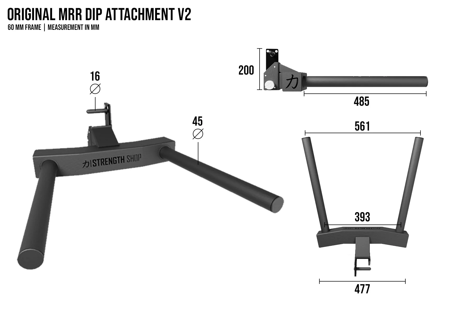 Original V2 MRR 60 I Dip Horn - Image 2