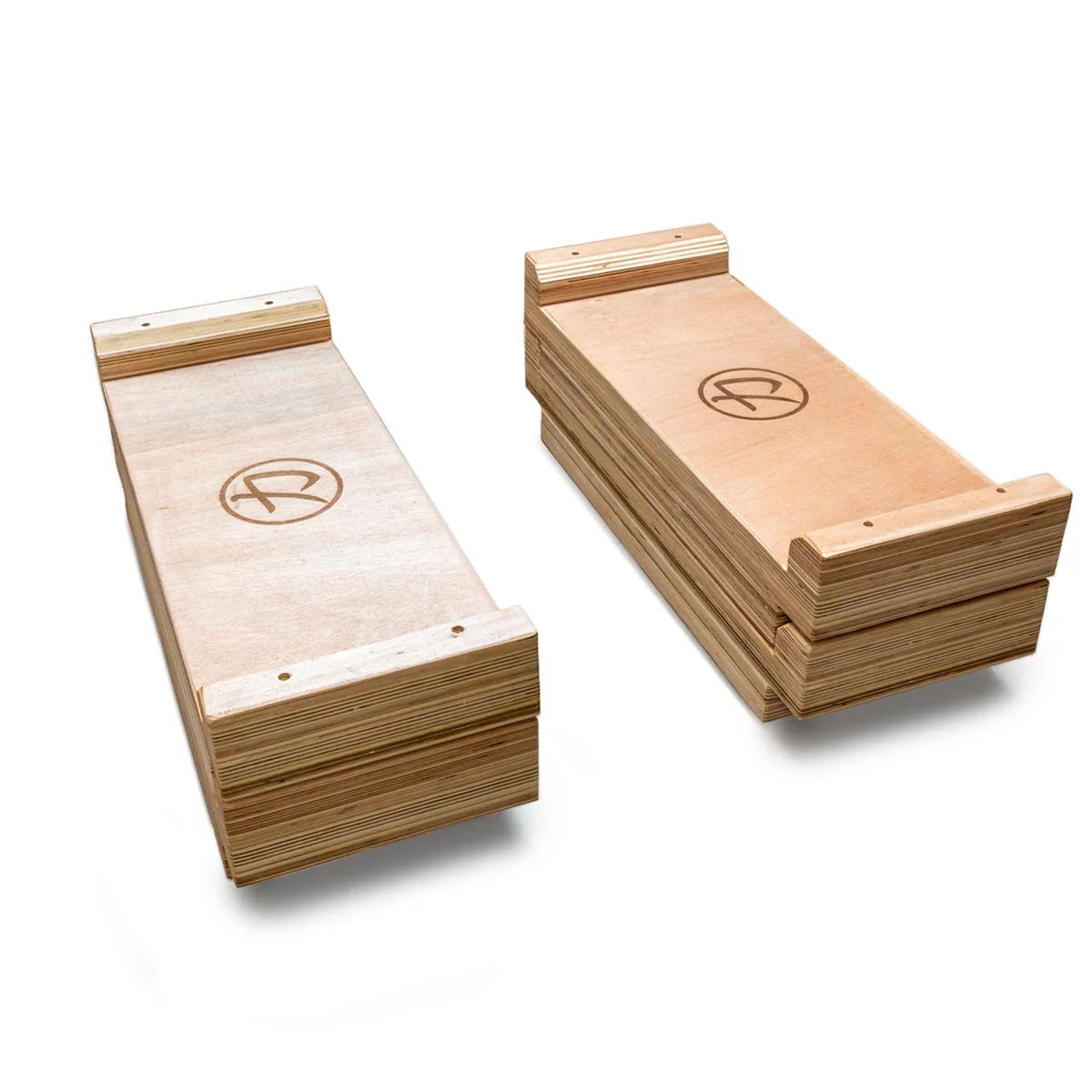 Premium Wooden Deadlift Blocks (Stackable) - Image 3