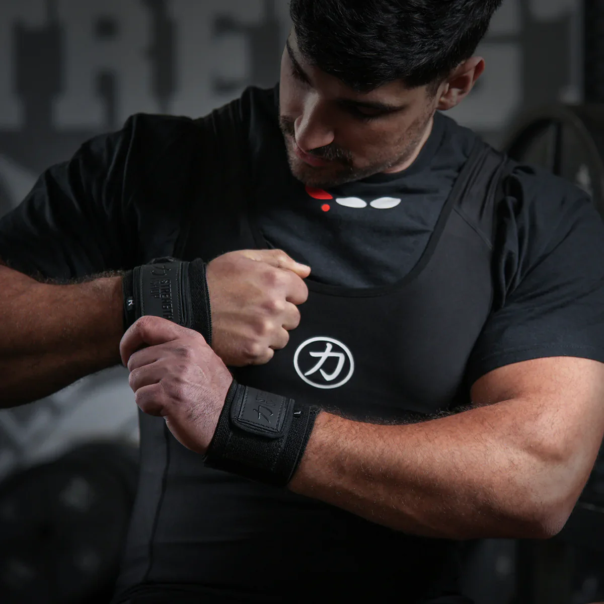 Pro Wrist Wraps - Stealth Black - IPF Approved - Image 11