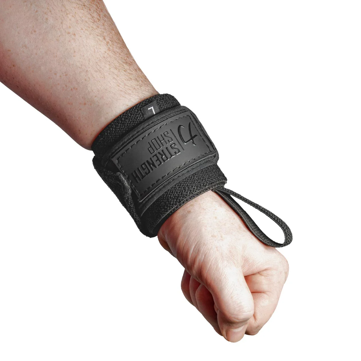 Pro Wrist Wraps - Stealth Black - IPF Approved - Image 2
