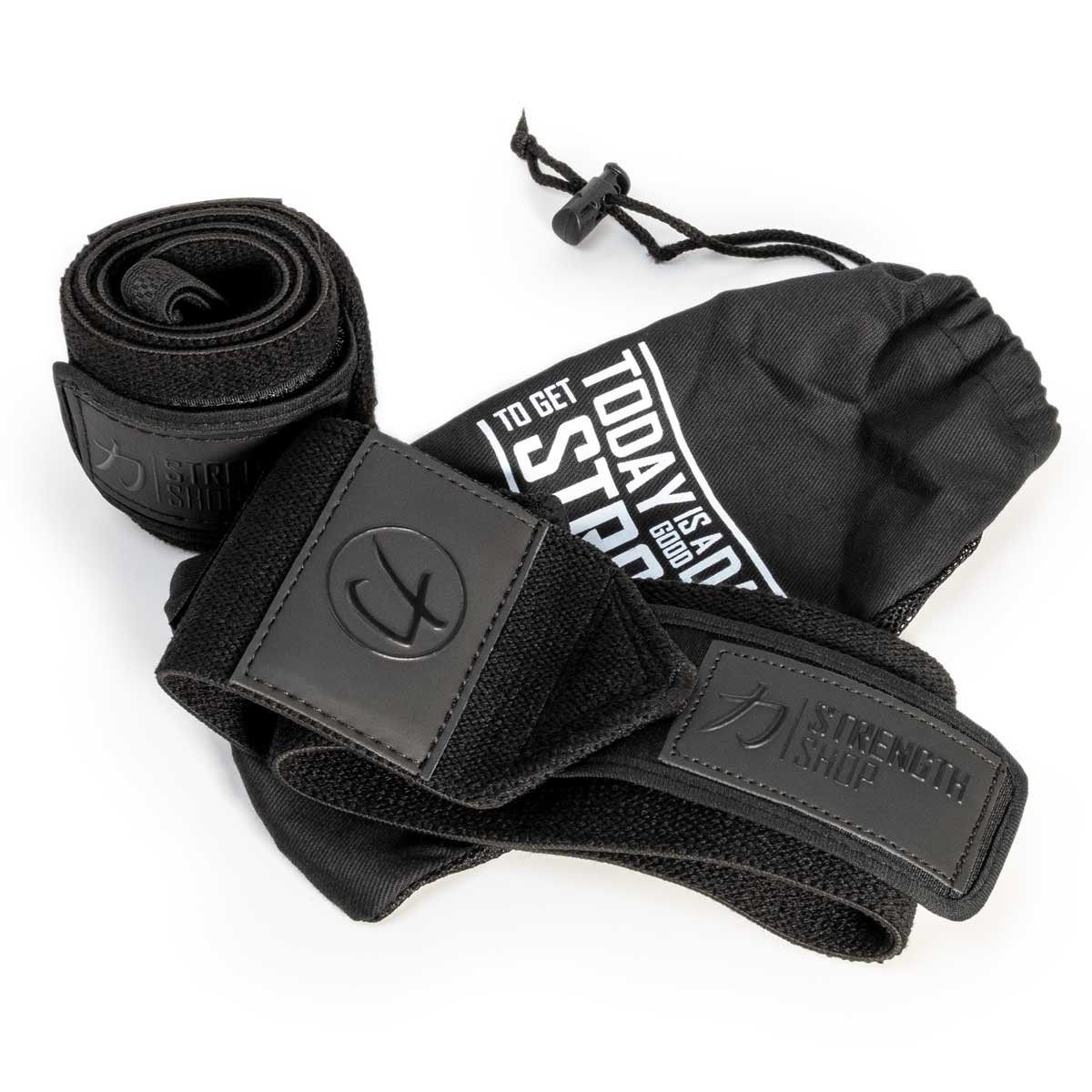 Pro Wrist Wraps - Stealth Black - IPF Approved - Image 5