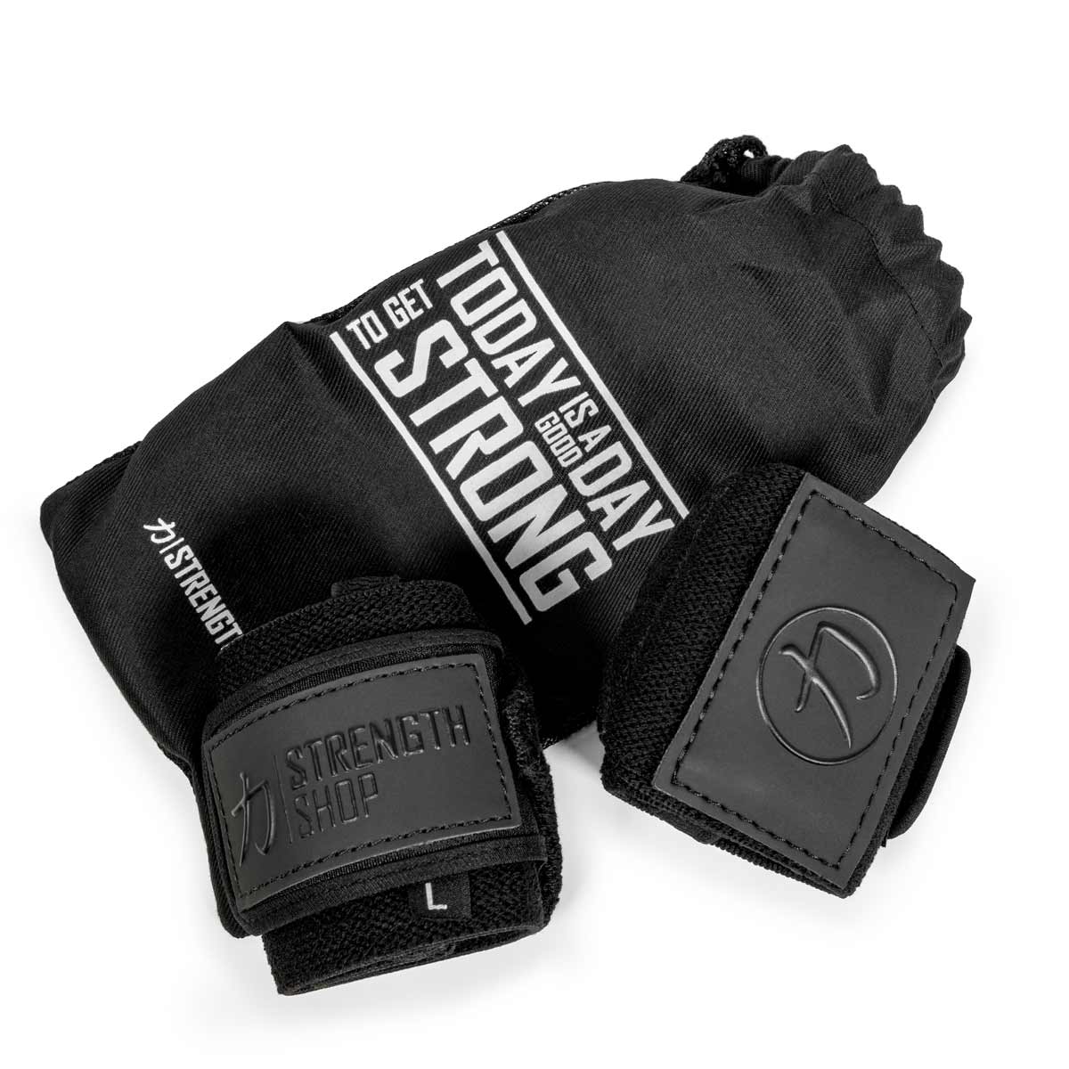 Pro Wrist Wraps - Stealth Black - IPF Approved - Image 8
