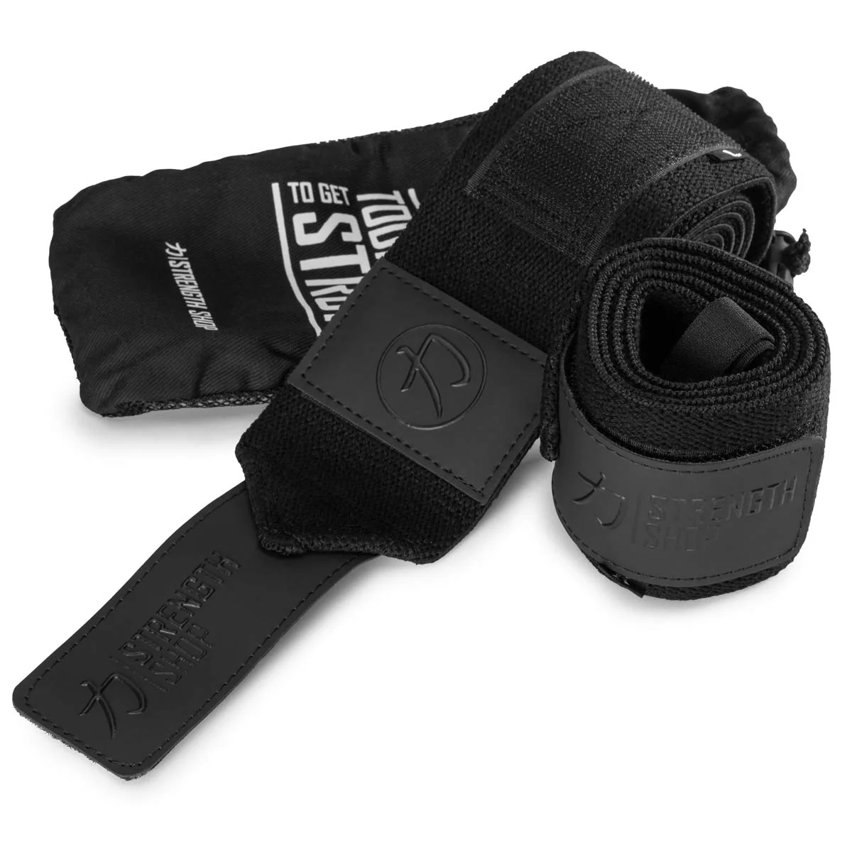 Pro Wrist Wraps - Stealth Black - IPF Approved - Image 9