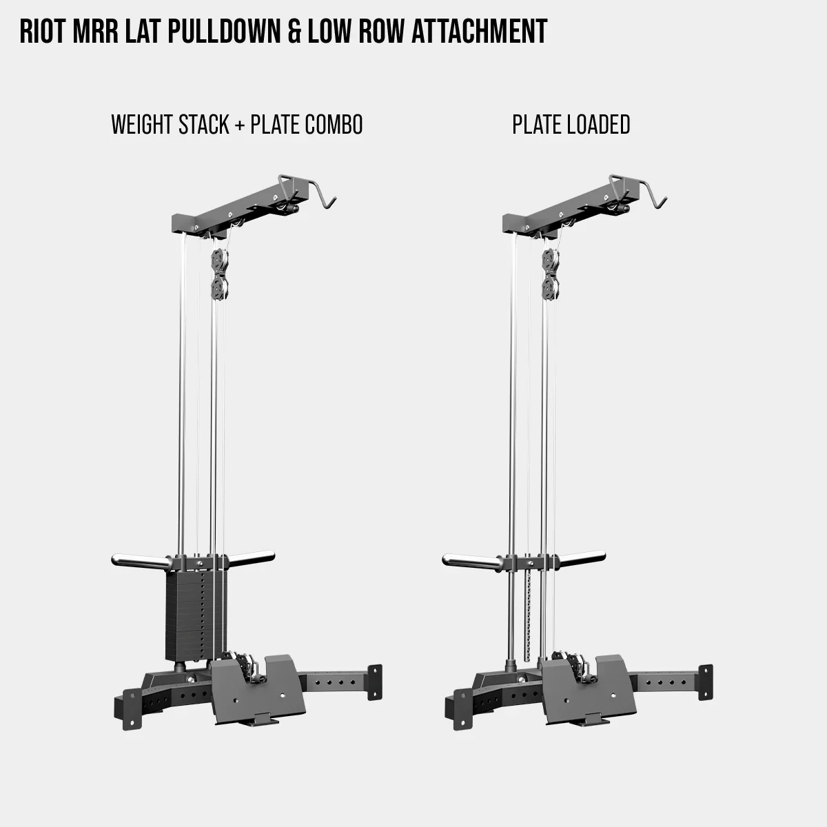 Riot MRR Lat Pulldown & Low Row Attachment | Rear Mounted Cable System - Image 2