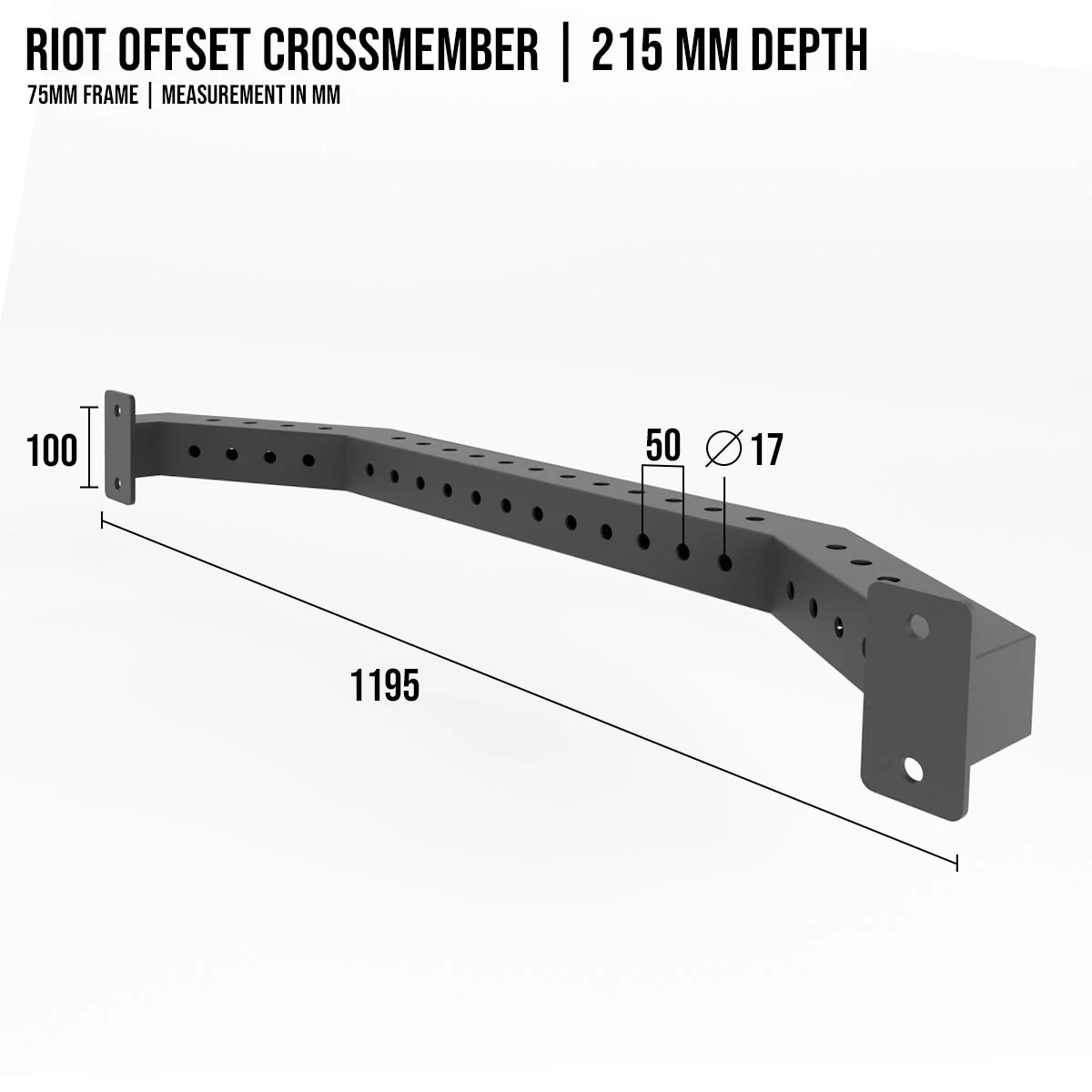 Riot MRR | Offset Crossmember - Image 2