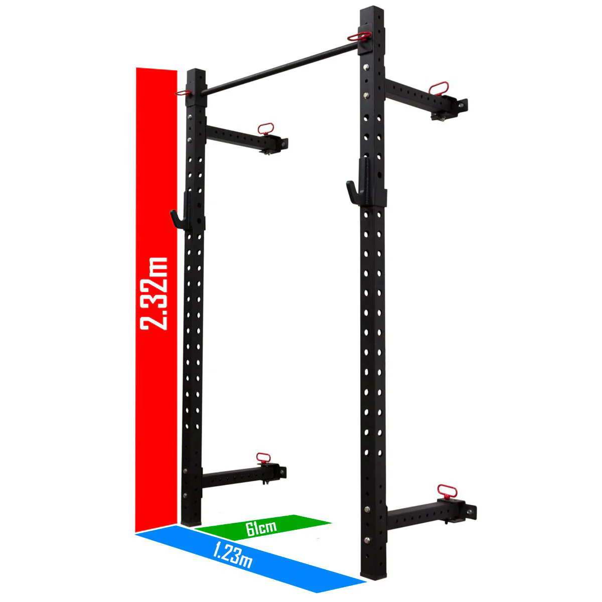 Riot Wall Mounted Foldable Rack (2.32m) - Image 6
