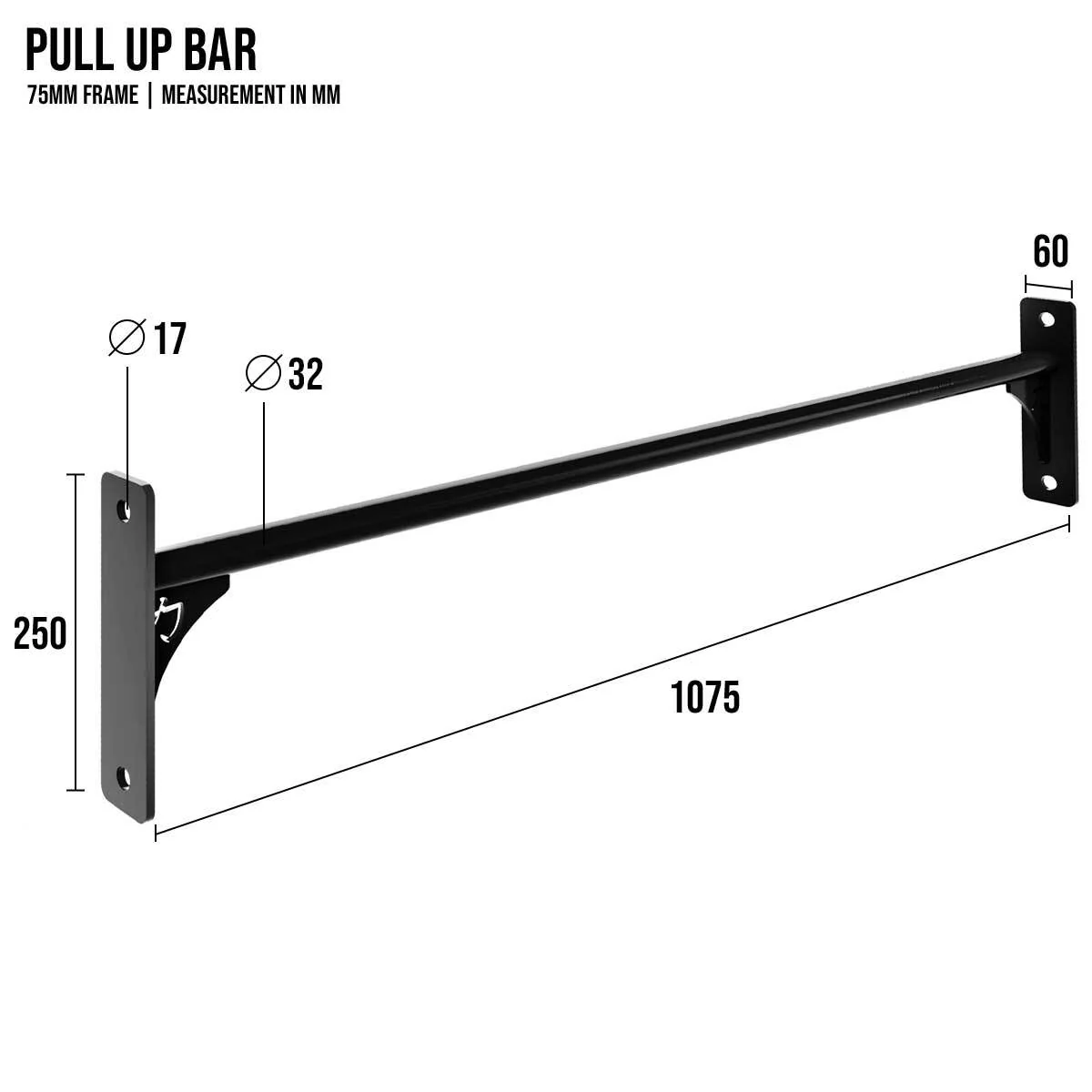 Riot MRR | Straight Pull Up Bar - Image 3