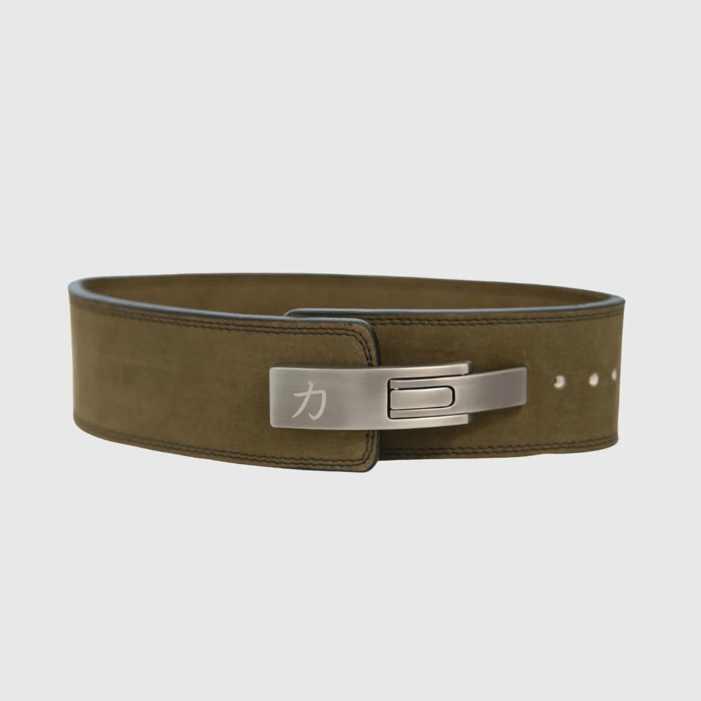 10mm Lever Belt - Khaki Green - IPF Approved - Image 4