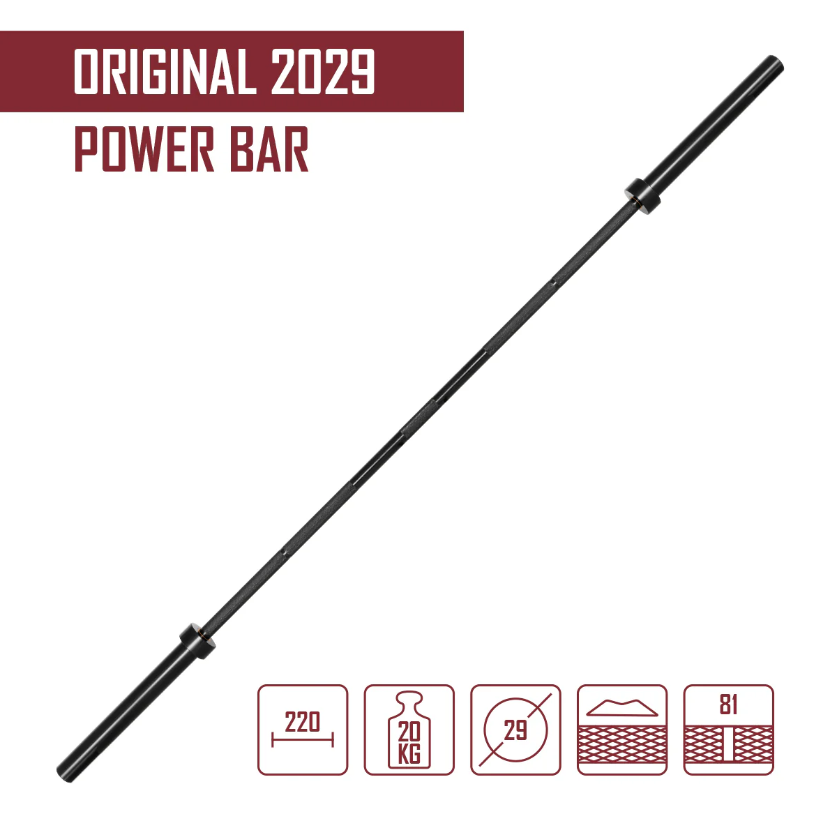Original 2029 Power Bar - Black E-Coat - Image 2