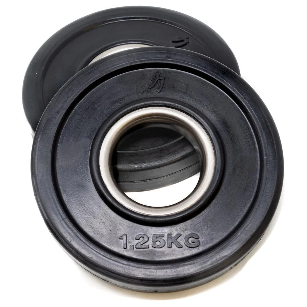 Rubber Coated Plates - Black 0.5kg -5kg - Image 10