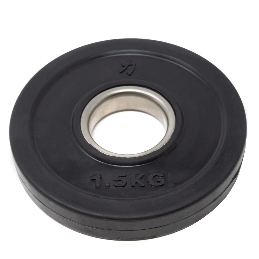 Rubber Coated Plates - Black 0.5kg -5kg - Image 12