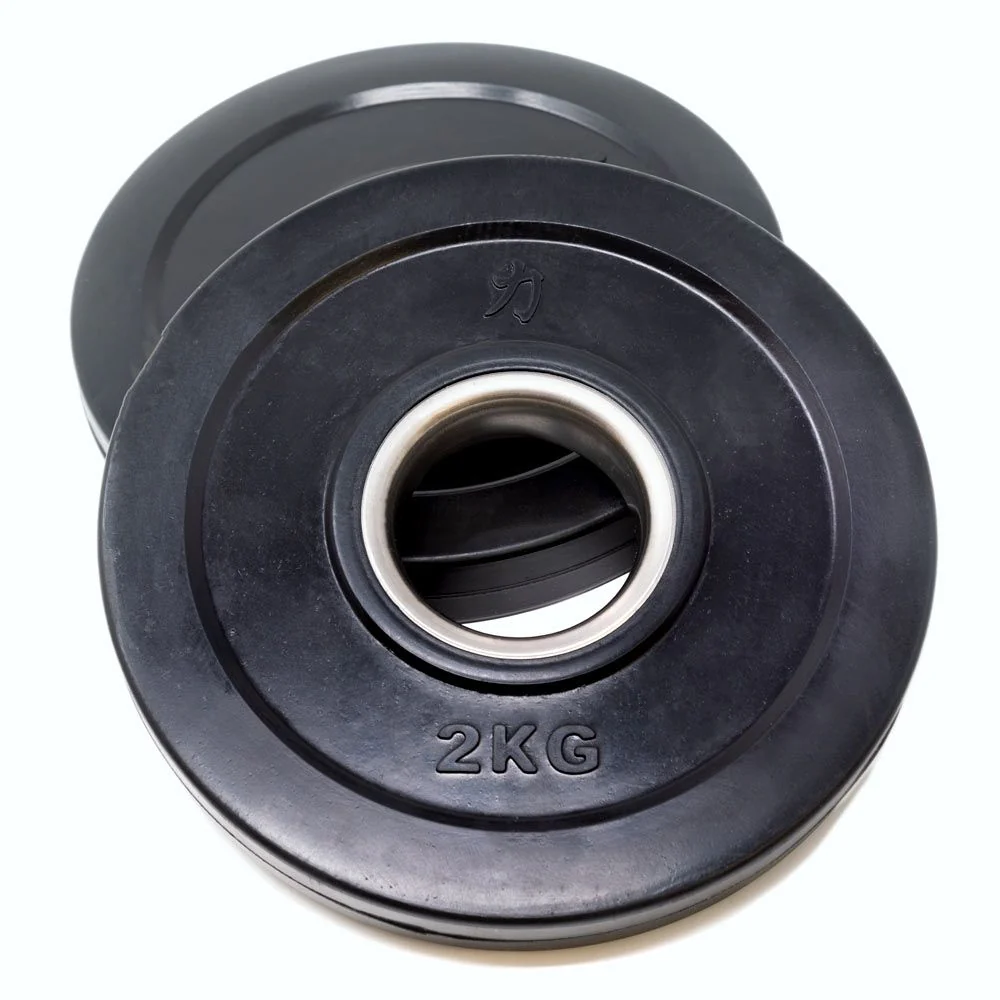 Rubber Coated Plates - Black 0.5kg -5kg - Image 16