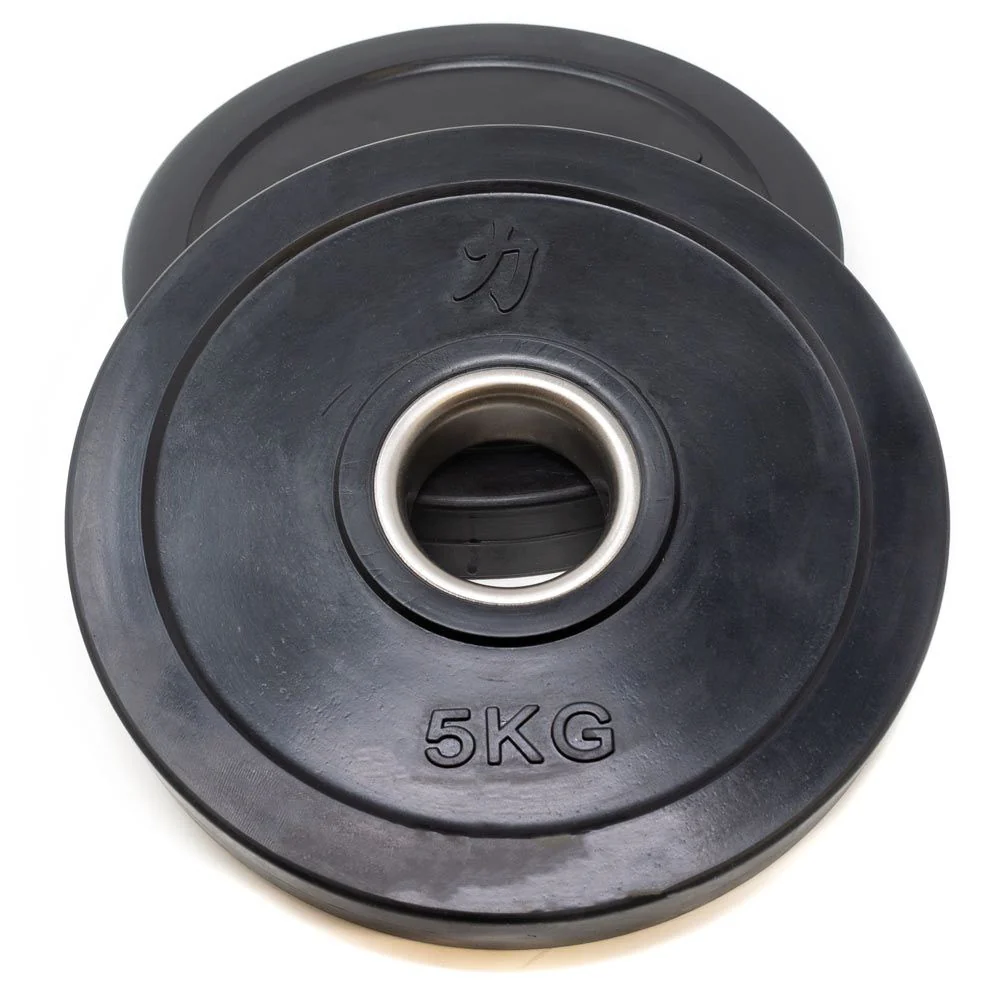 Rubber Coated Plates - Black 0.5kg -5kg - Image 22