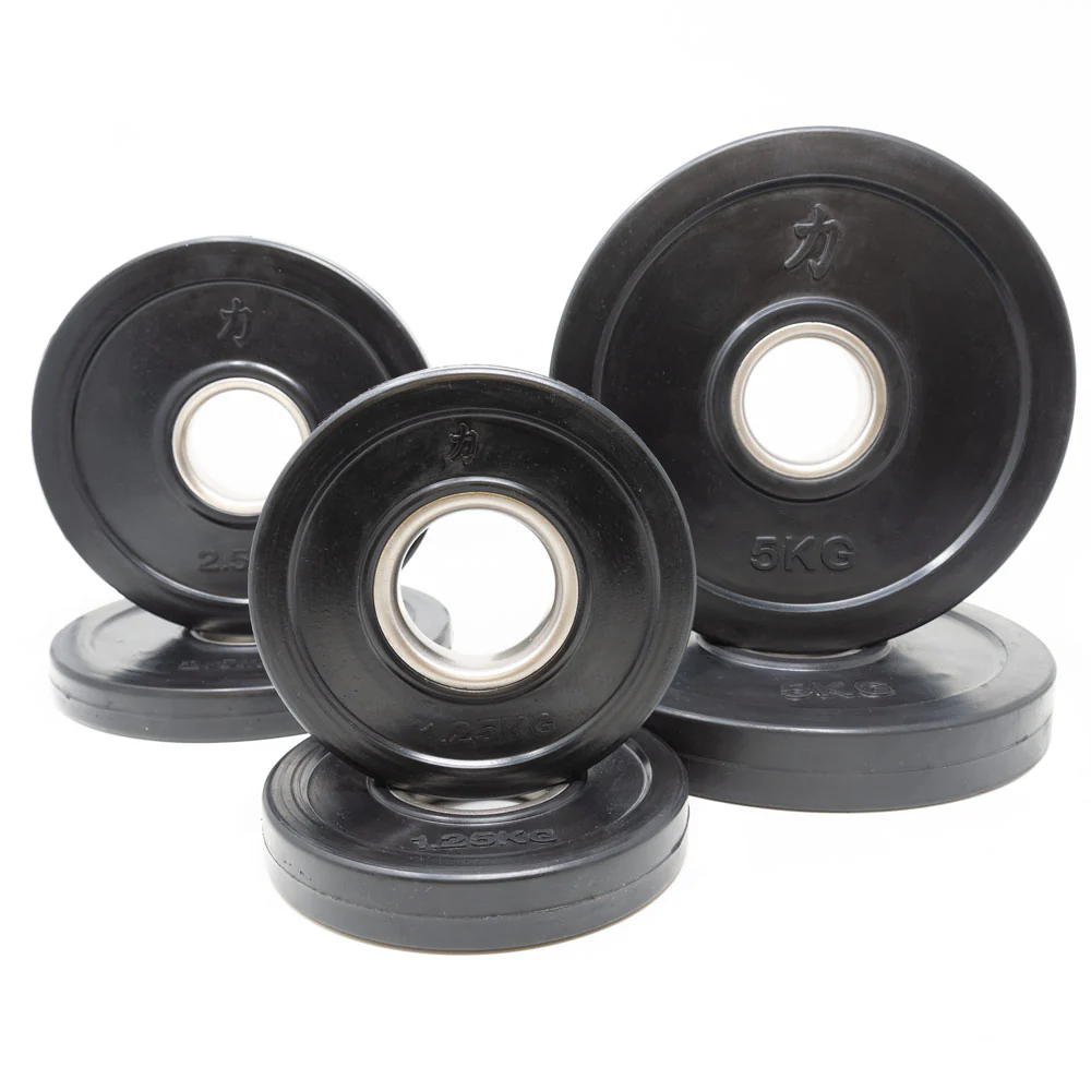 Rubber Coated Plates - Black 0.5kg -5kg - Image 23