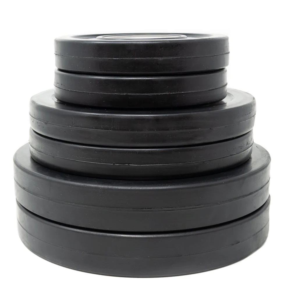 Rubber Coated Plates - Black 0.5kg -5kg - Image 25