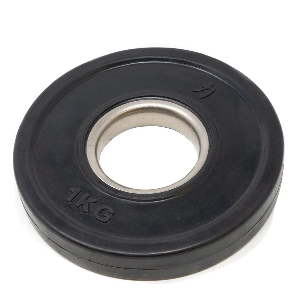 Rubber Coated Plates - Black 0.5kg -5kg - Image 5