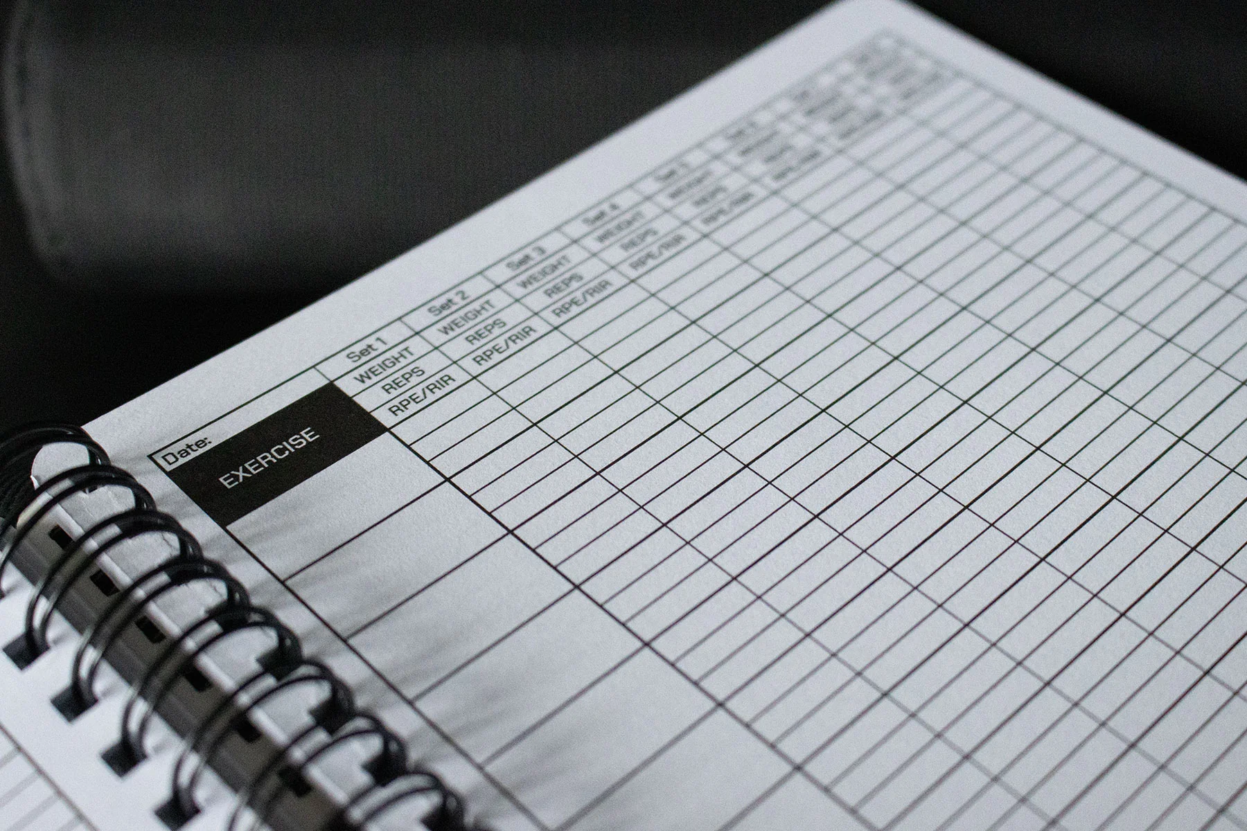 Training Log Book - Track Exercises, Sets, Reps & RPE - Image 3