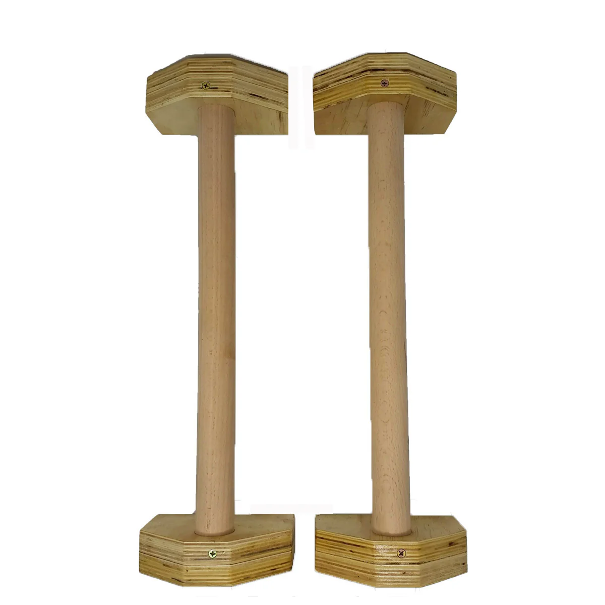 Wooden Parallettes With 37mm Grip (Pair) - Image 3